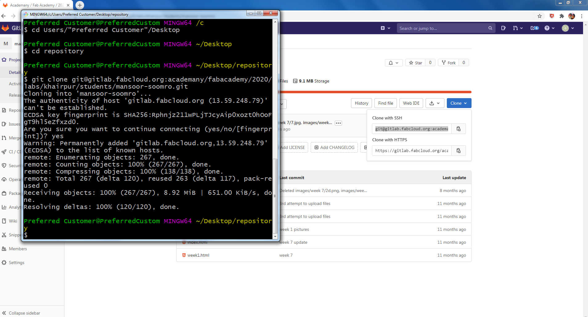 generating SSH Key